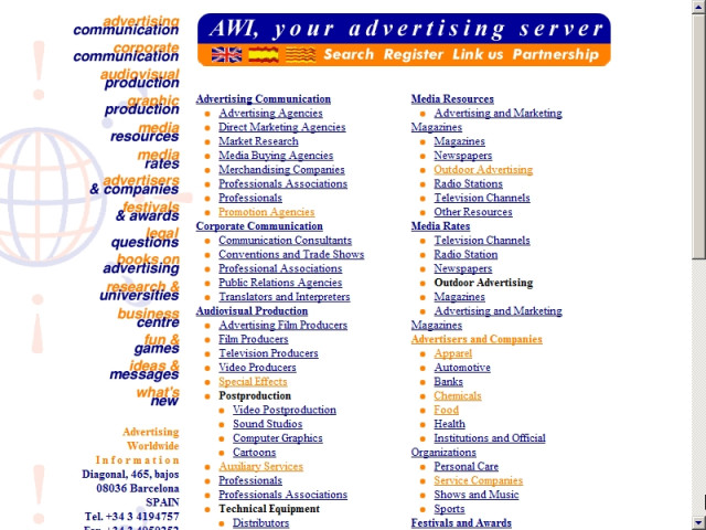 Advertising Worldwide Information