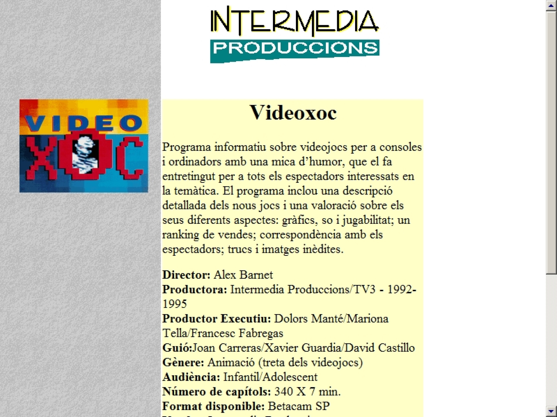 Intermèdia Produccions Intermèdia Produccions
