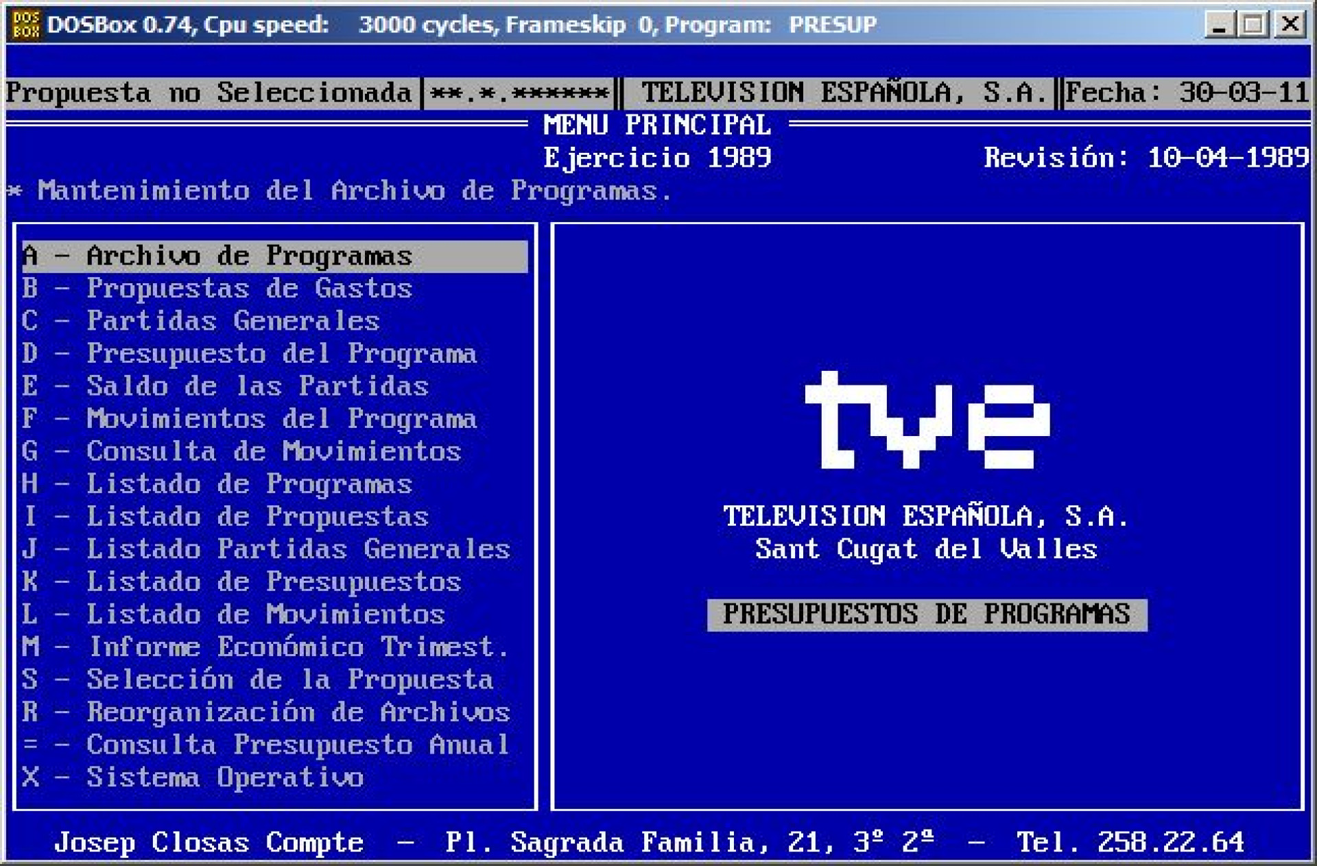 Control presupuestario Control presupuestario