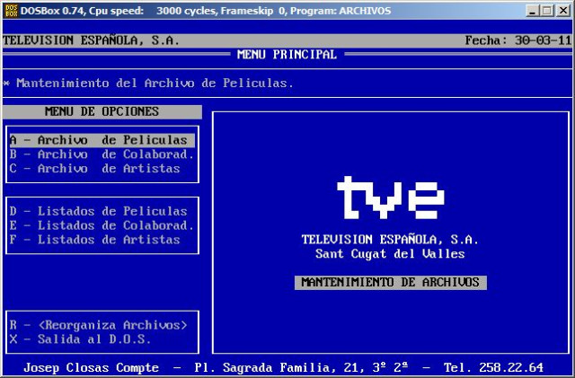 Gestión de archivos
